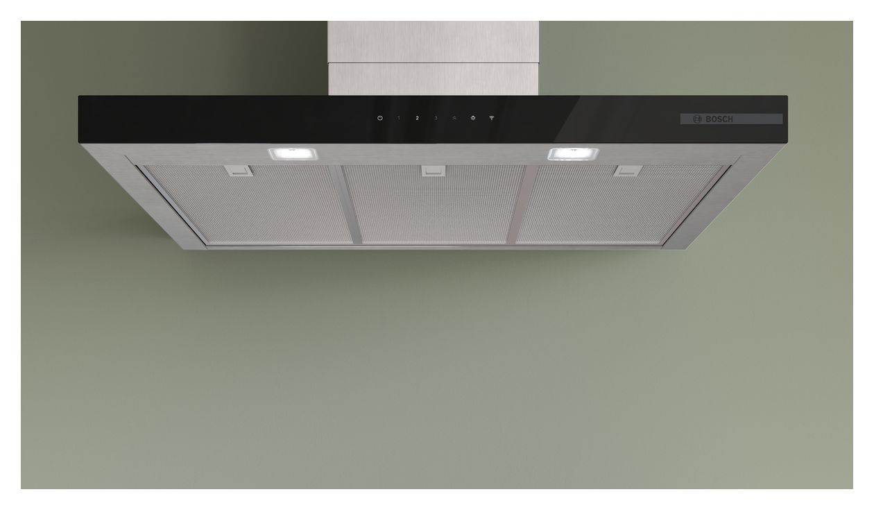 Serie 6 DWB97DN30 Abluft/Umluft Dunstabzugshaube/Esse Wand 60 cm (Edelstahl) 