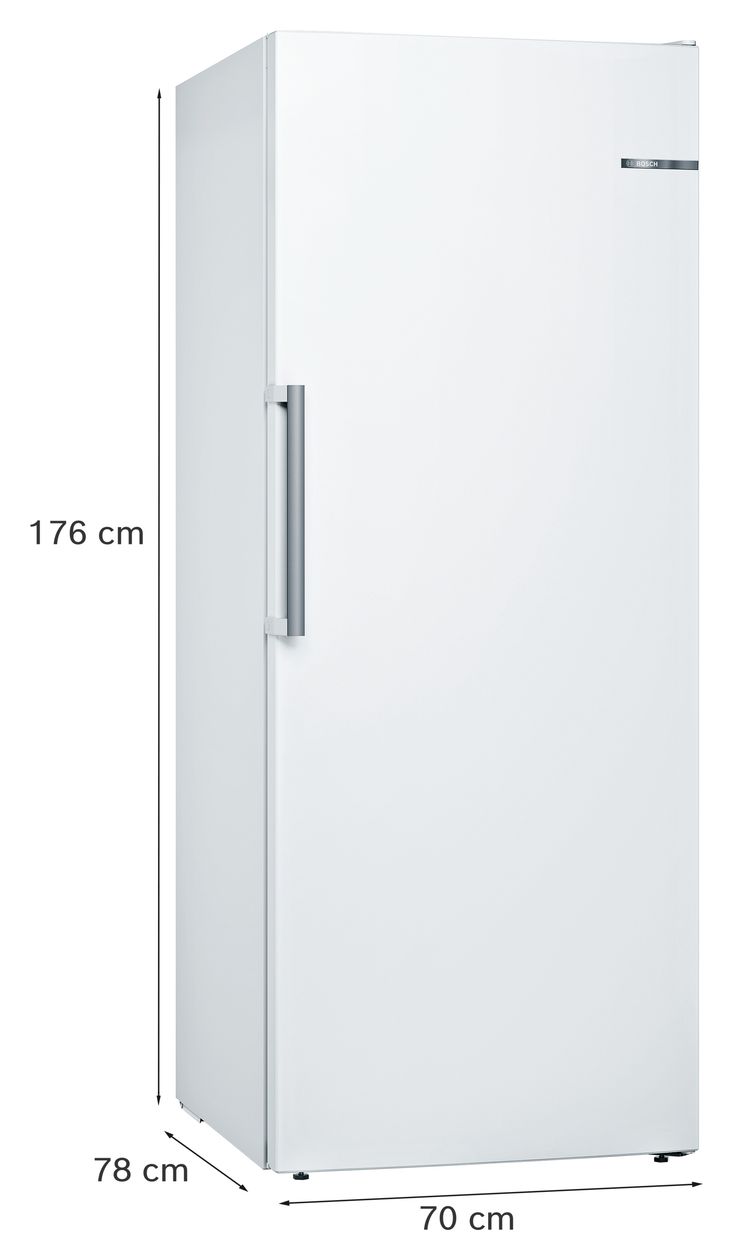 Serie 6 GSN54AWCV 328 l Gefrierschrank 170 kWh Jahr NoFrost  (Weiß) 