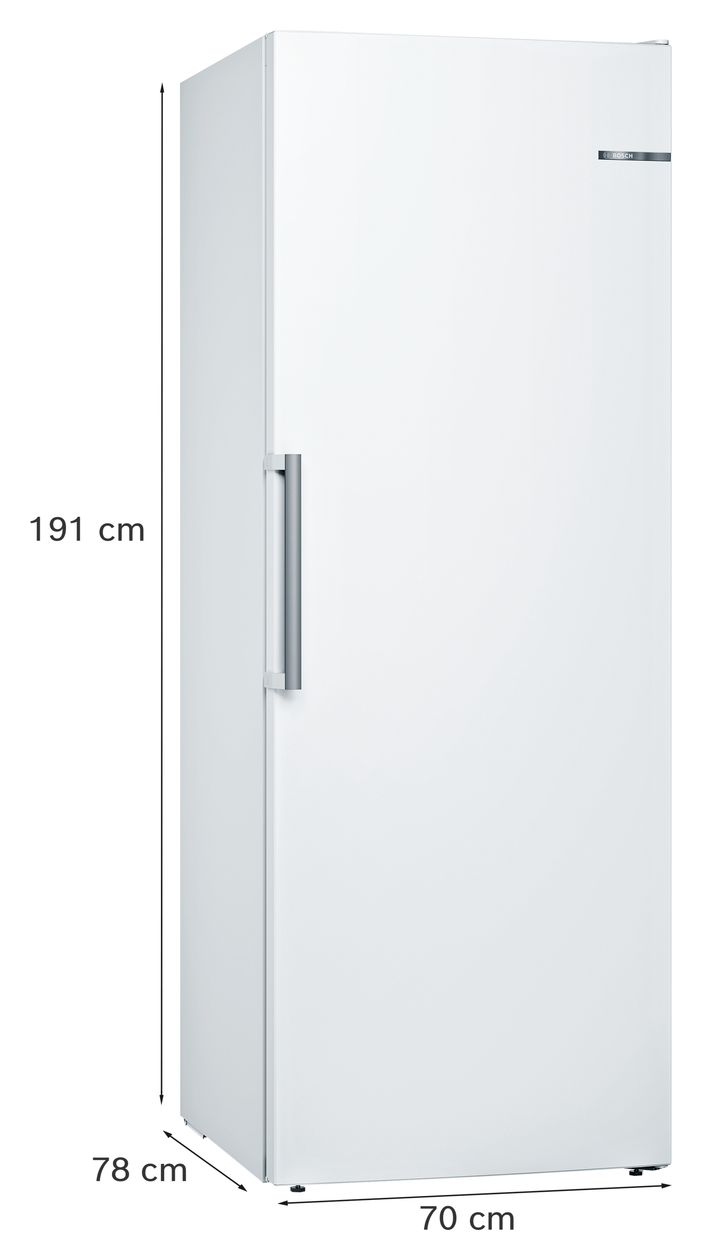 Serie 6 GSN58AWDV 366 l Gefrierschrank 222 kWh Jahr NoFrost  (Weiß) 