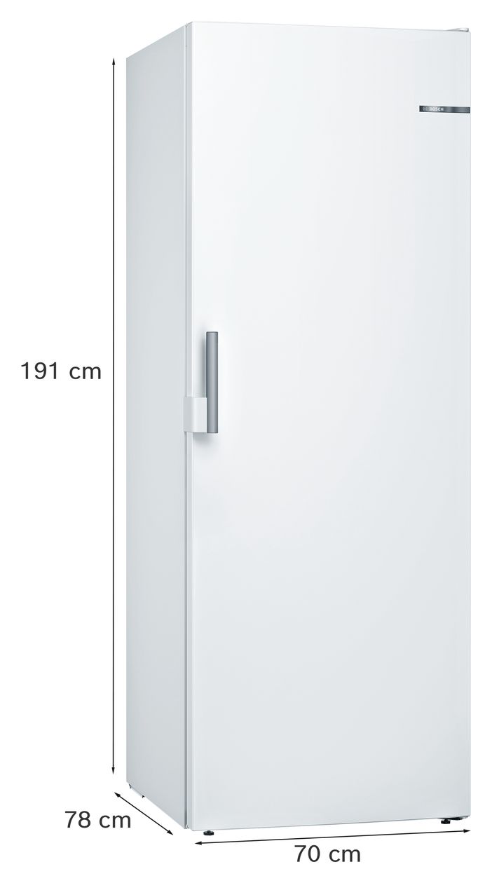 Serie 6 GSN58EWCV 366 l Gefrierschrank 178 kWh Jahr NoFrost  (Weiß) 