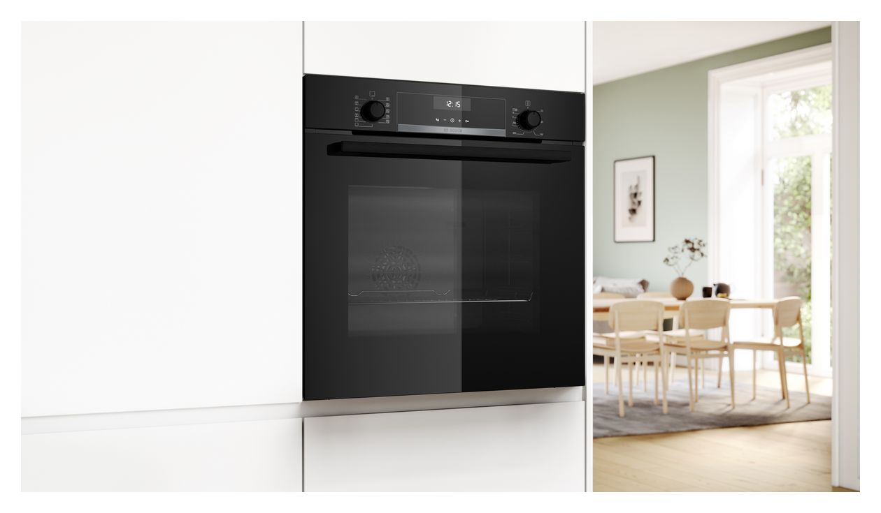 Serie 6 HBG537BB4 Einbaubackofen groß AutoClean 