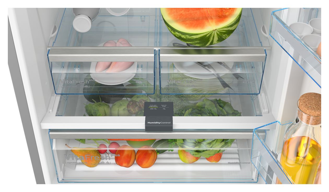 Serie 6 KGN76AXDR 406 l / 120 l Kühl-Gefrierkombi freistehend NoFrost 219 kWh Jahr  (Schwarz) 