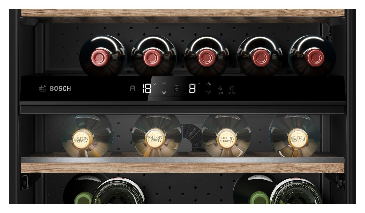 Serie 6 KUW21AHG0 Weinkühler Integriert 2 Zonen 44 Flasche(n) 