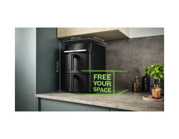 Serie 6 MAFD661B7 Doppel Heißluftfritteuse 12 l 2800 W  (Schwarz) 