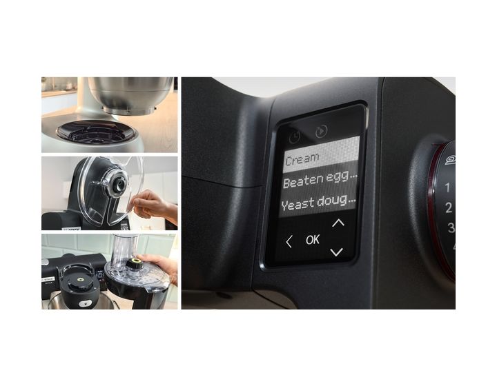 Serie 6 MUMS6ZS00 1600 W Küchenmaschine 5,5 l mit Waage  (Schwarz, Edelstahl) 