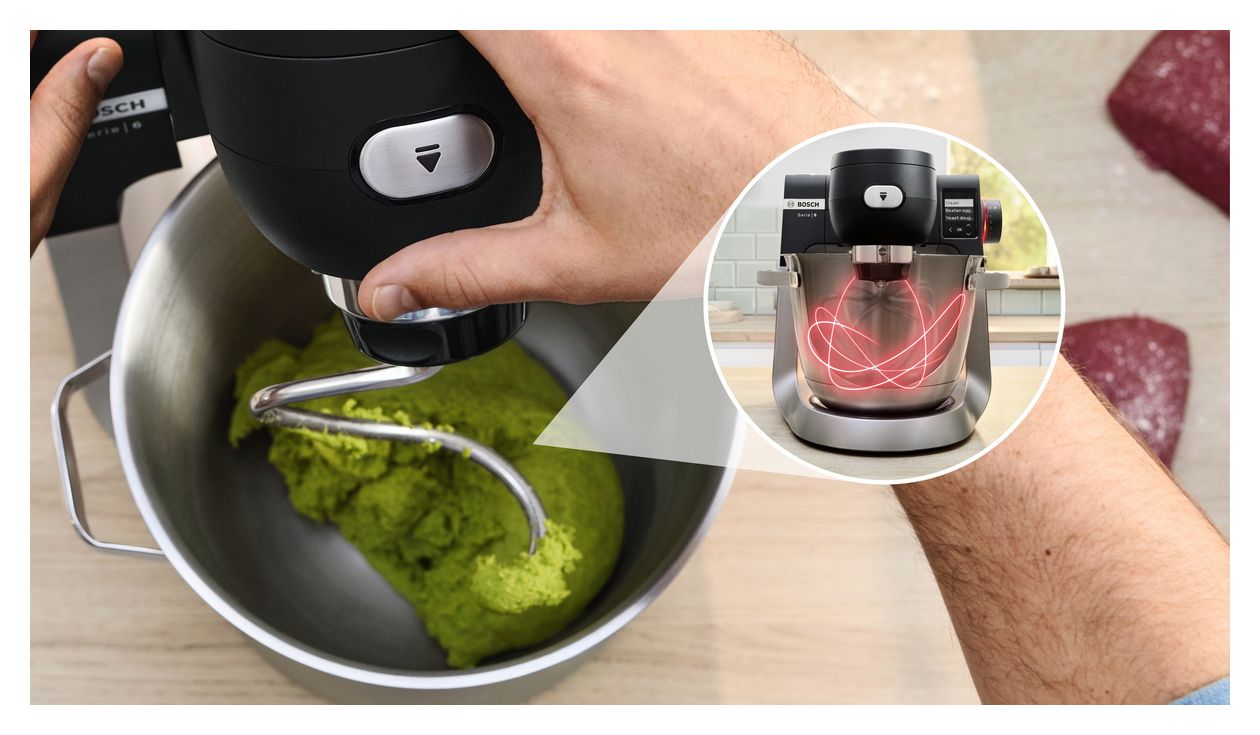 Serie 6 MUMS6ZS23D 1600 W Küchenmaschine 5,5 l mit Waage (Schwarz, Edelstahl, Weiß) 