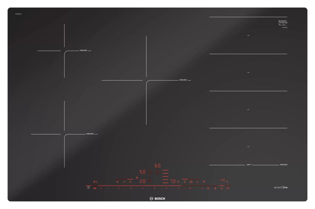 Serie 8 PXV820DV5E autarkes 79.2 cm Induktions Kochfeld/Herdplatte 5 Zone(n) 