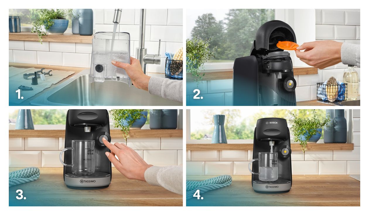 TAS1620 Tassimo Finesse Classic Kaffeekapsel Maschine  (Schwarz) 