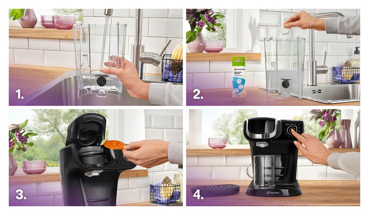 TAS6502 Tassimo My Way 2 Kaffeekapsel Maschine  (Schwarz, Chrom) 