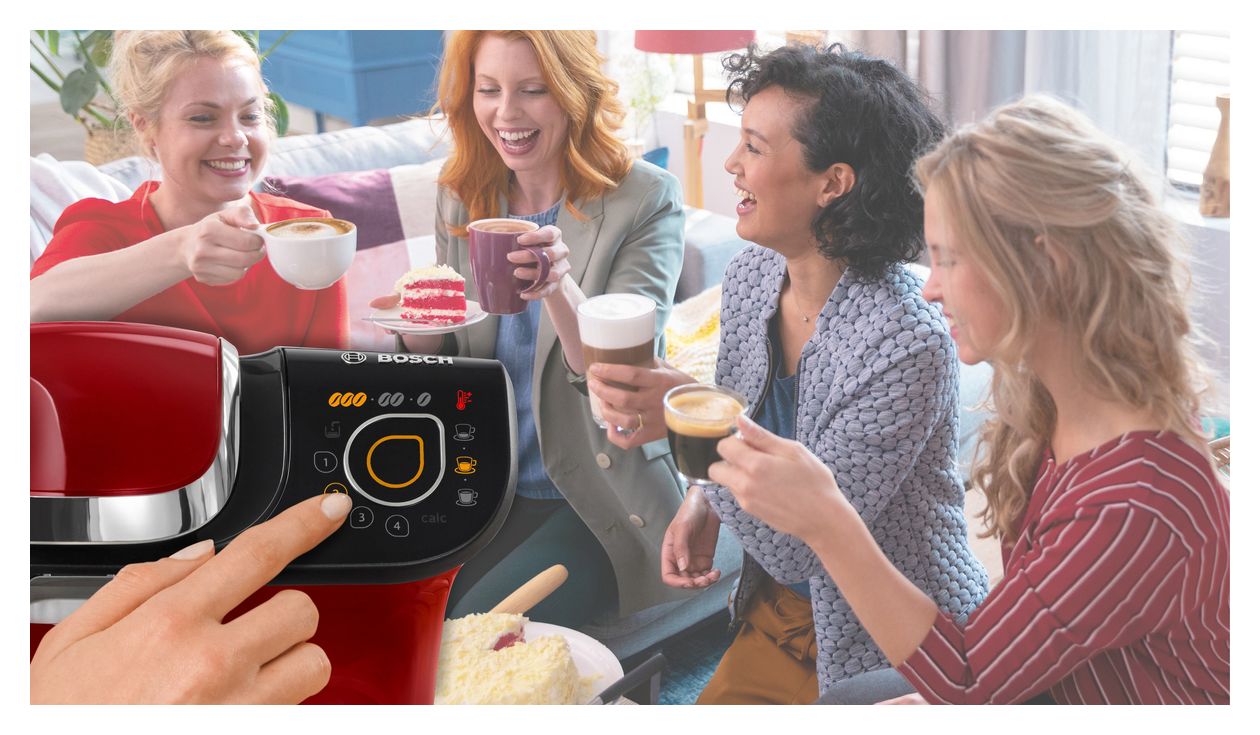 TAS6503 Tassimo My Way 2 Kaffeekapsel Maschine  (Rot) 