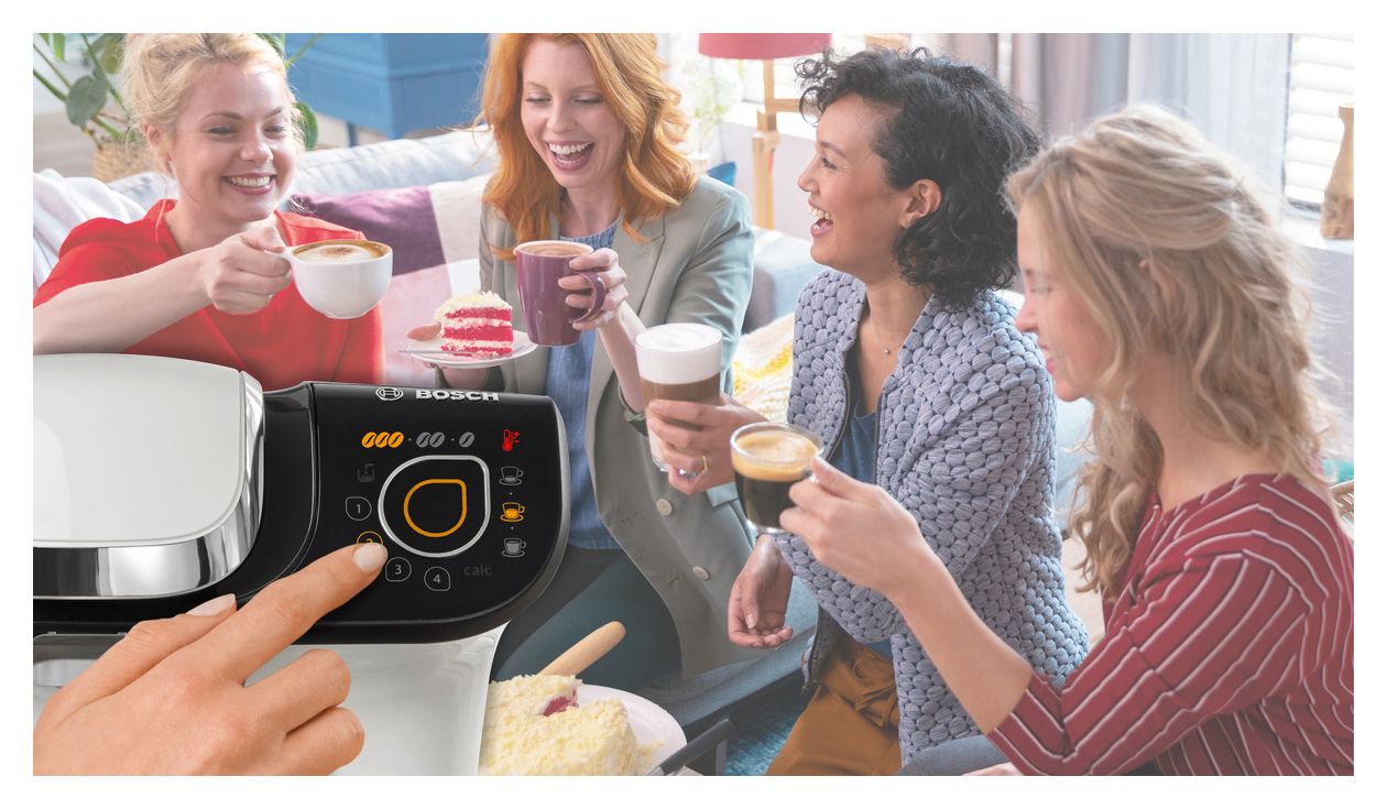 TAS6504 Tassimo My Way 2 Kaffeekapsel Maschine  (Weiß) 