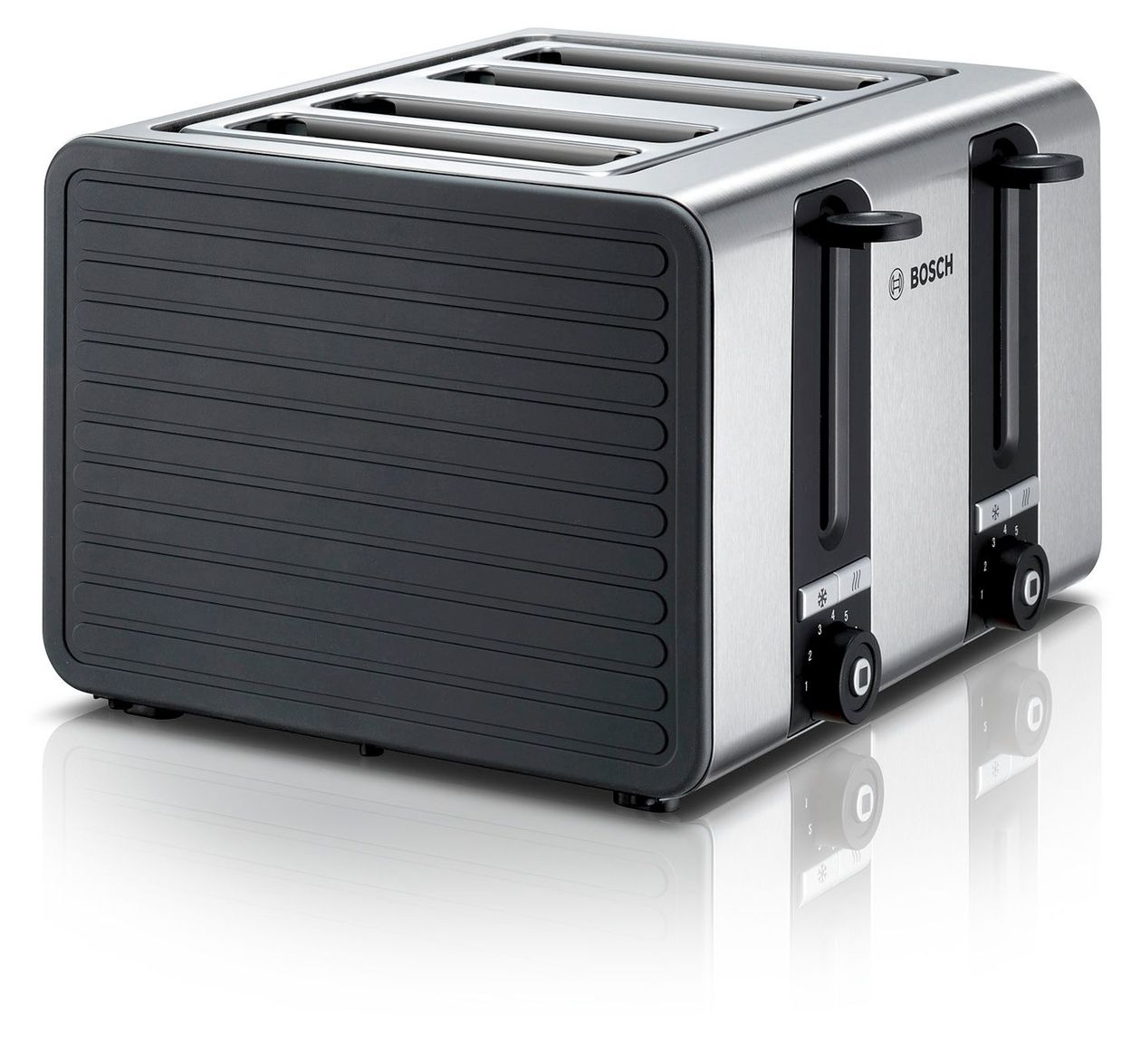 TAT7S45 Toaster 1800 W 4 Scheibe(n)  (Schwarz, Edelstahl) 