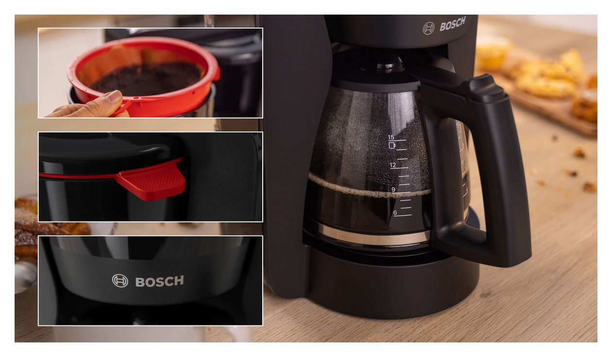 TKA2M113 MyMoment 15 Tassen Filterkaffeemaschine 1,2 l  (Schwarz) 