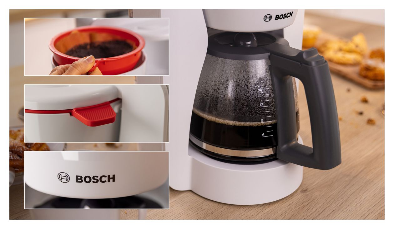 TKA3M131 MyMoment 15 Tassen Filterkaffeemaschine 1,2 l  (Weiß) 