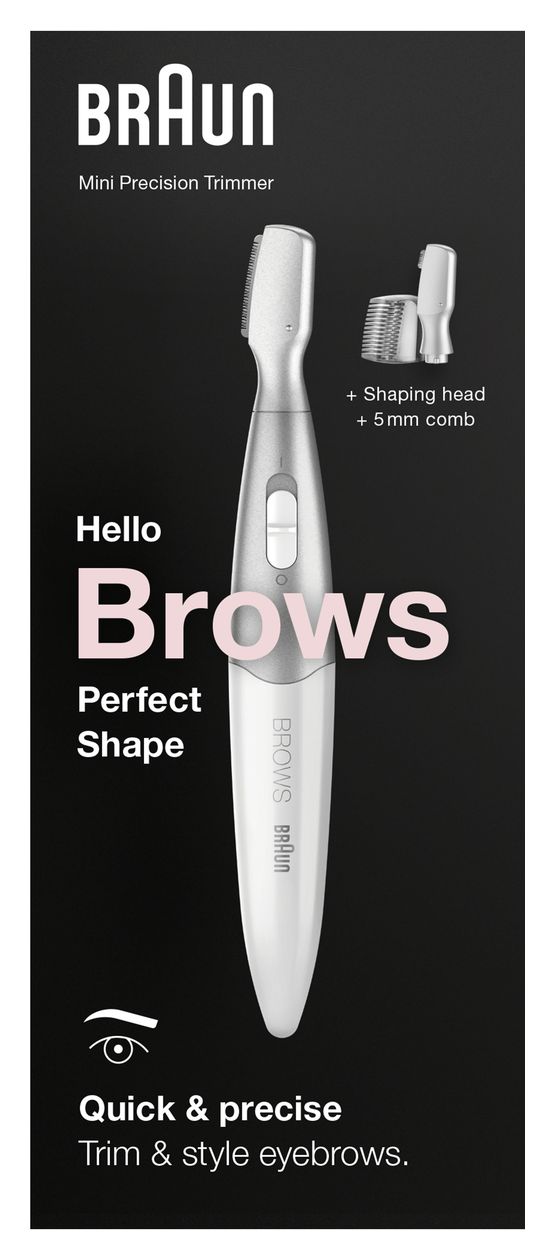 FG1106 Hello Brows Perfect Shape Trocken Rasierer 