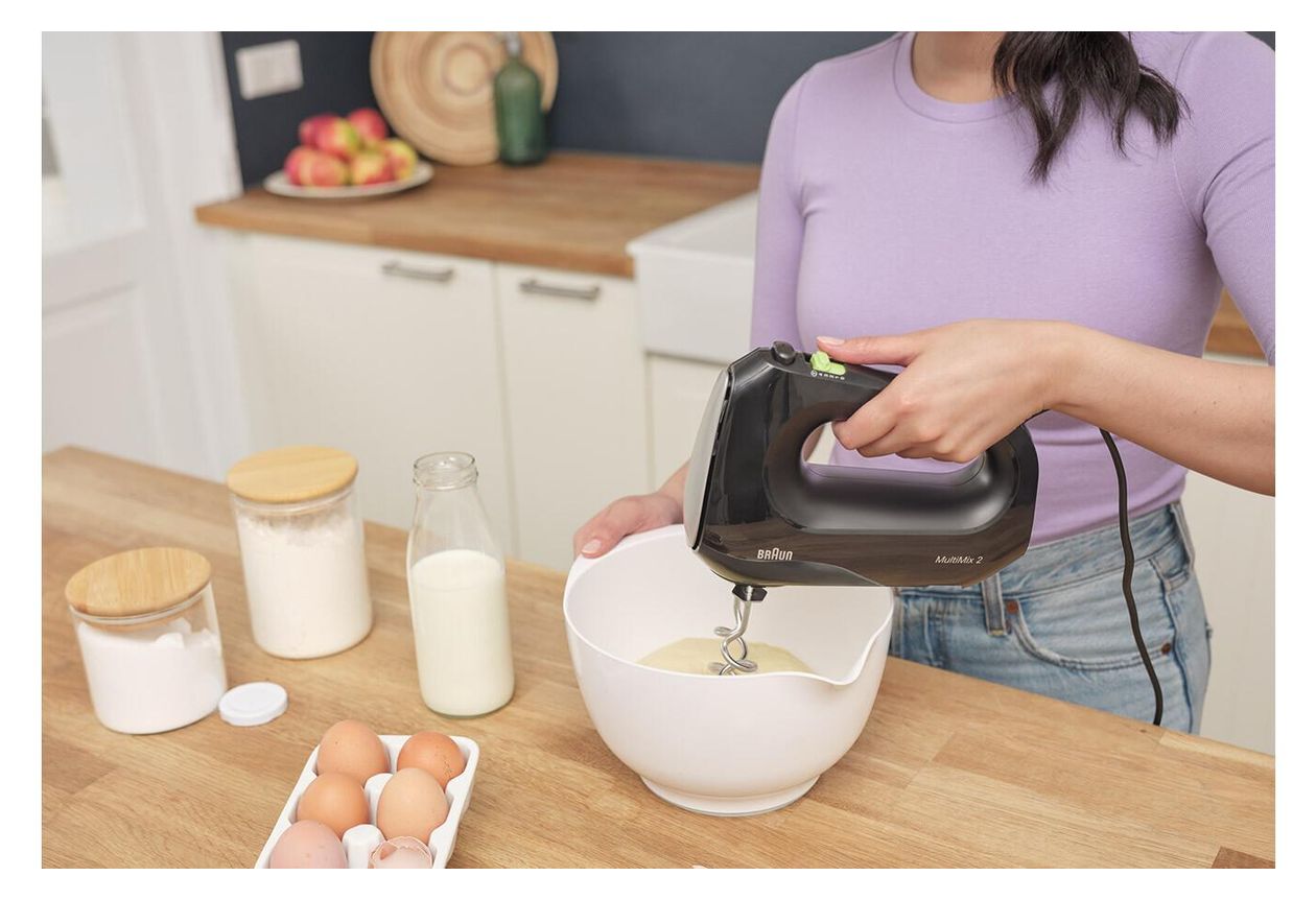HM2110BK MultiMix 2 Handmixer 500 W 4 Stufen  (Schwarz) 