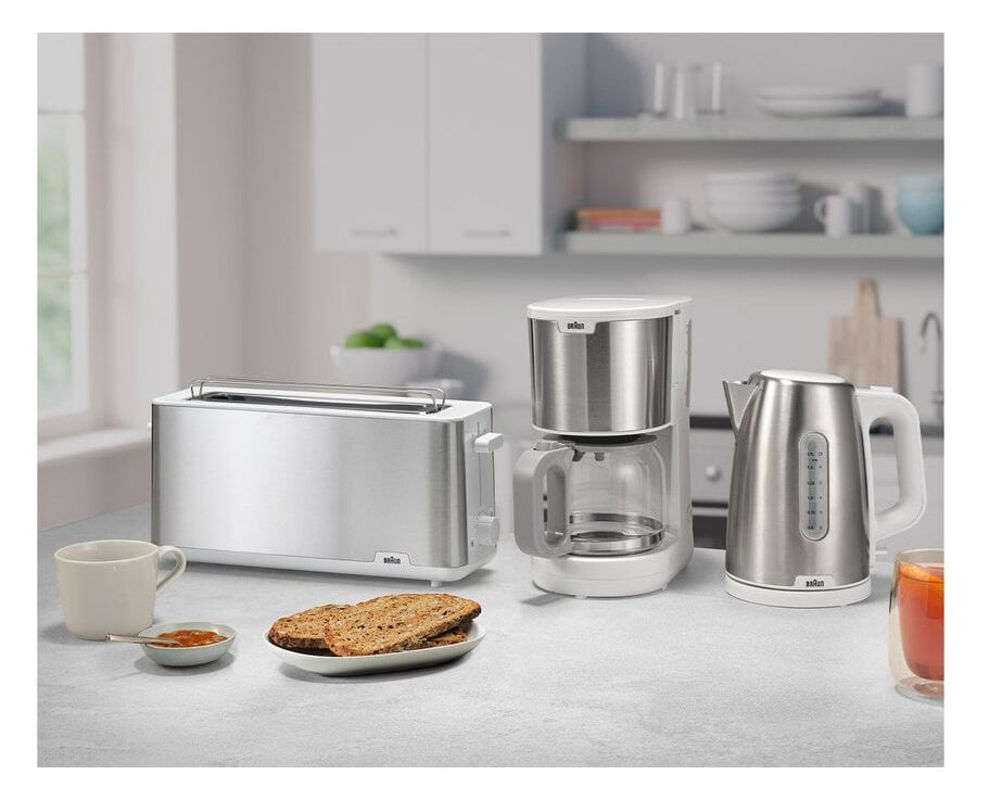 HT1610 PurShine Toaster 1030 W 8 Stufen  (Edelstahl, Weiß) 
