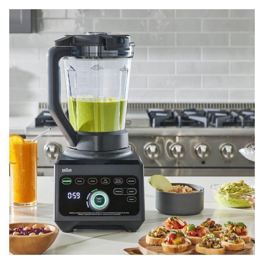 PowerBlend 9 JB9040BK Standmixer 10 Geschwindigkeiten 1600 W  (Schwarz) 