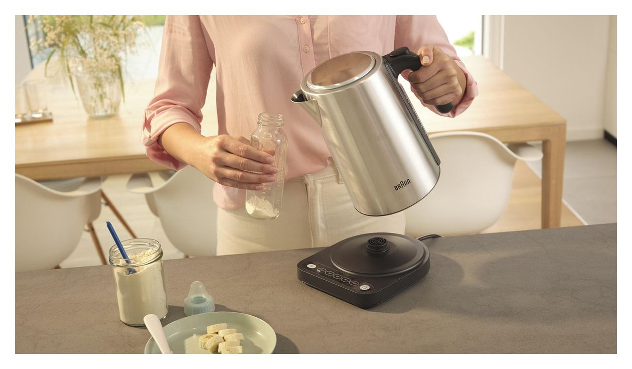 WK5205 ID Collection 1,7 l Wasserkocher 2200 W  (Schwarz, Edelstahl) 