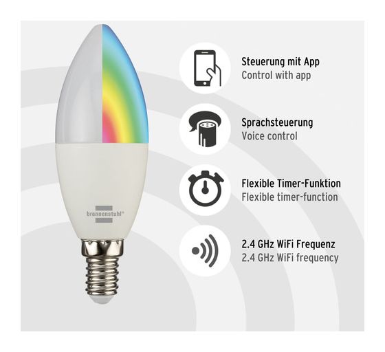 1294870140 LED Intelligentes Leuchtmittel 35 mm Multi 