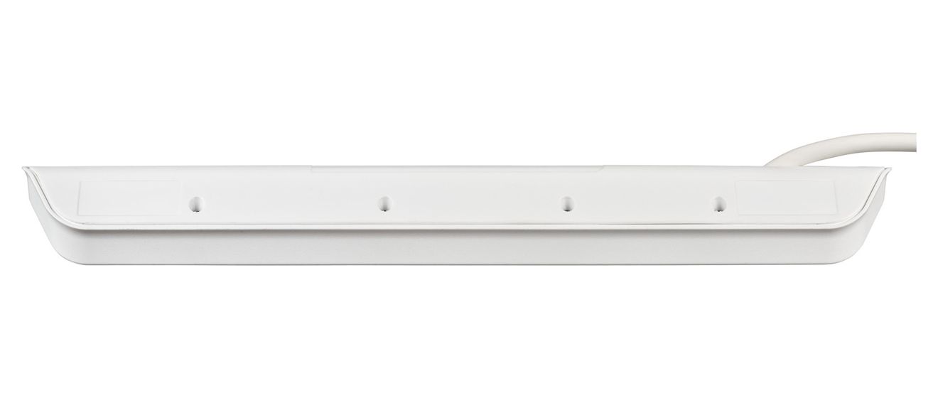 estilo Ecksteckdosenleiste 6-fach 2 m  (Silber/Weiß) 
