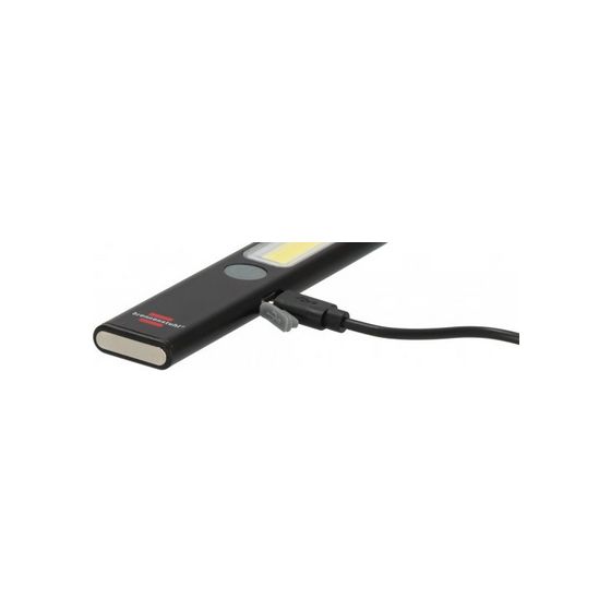 LED Akku Handleuchte PL 200 AC / Wiederaufladbare Taschenlampe mit COB LED und USB C Port (Arbeitsleuchte mit 200lm, bis zu 12h Leuchtdauer, inklusive USB C Ladekabel) 