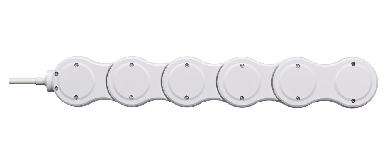 Vario Power Steckdosenleiste mit USB-Ladefunktion 5-fach 1,4 m  (Weiß) 