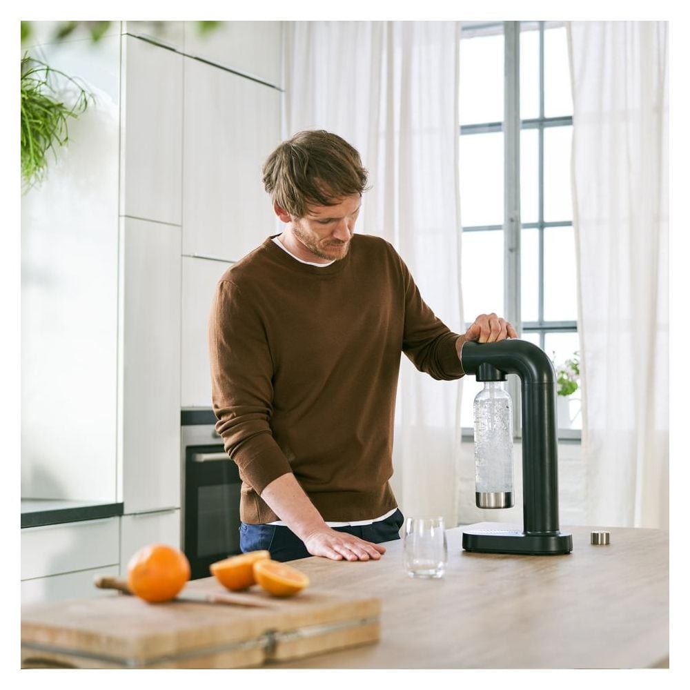 sodaONE Wassersprudler  (Schwarz, Silber) 