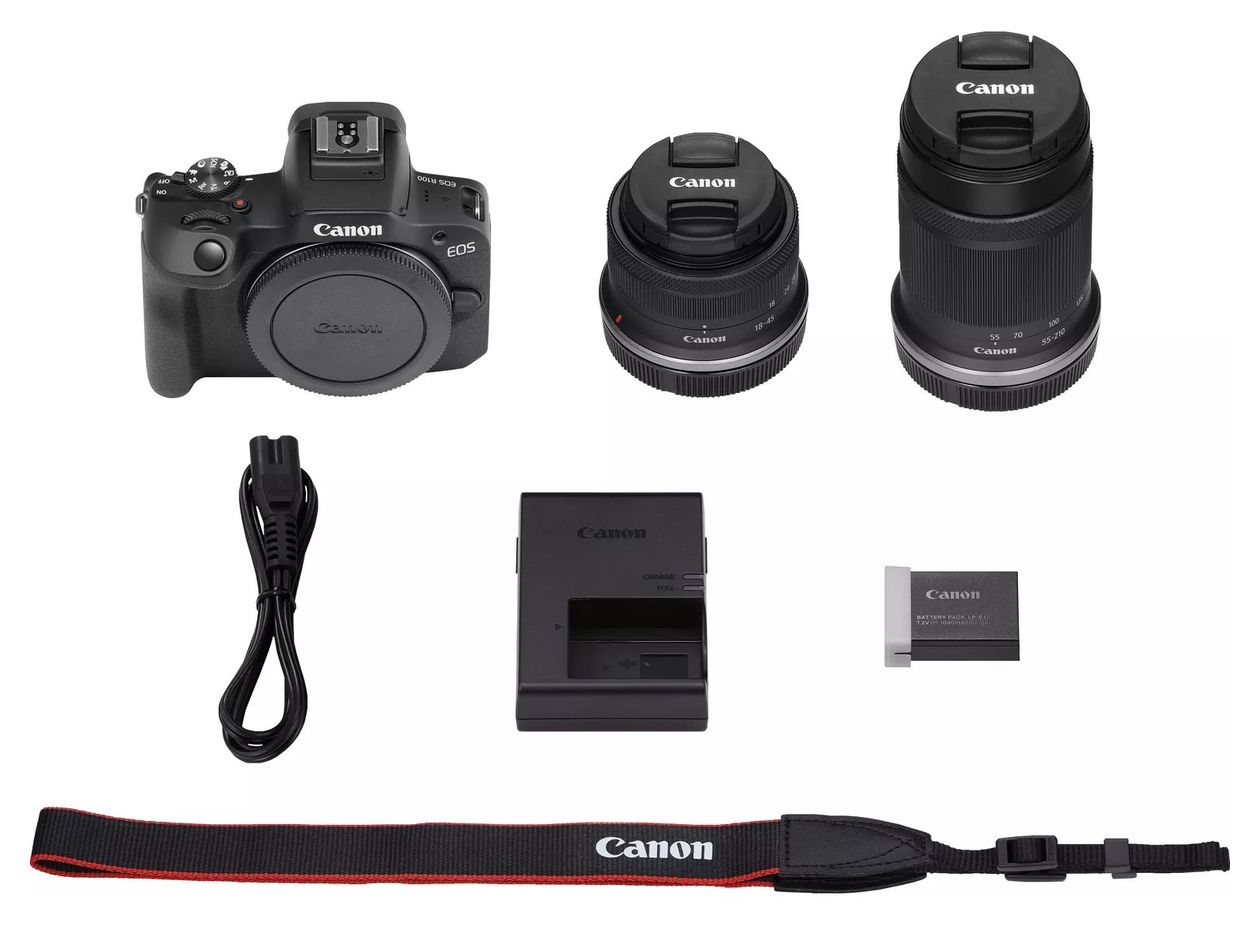 EOS R100 Kit MILC 7,5 cm Wlan Bluetooth 