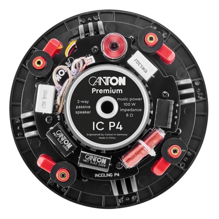 InCeiling P4 50 W 2-Wege Lautsprecher  (Schwarz) 