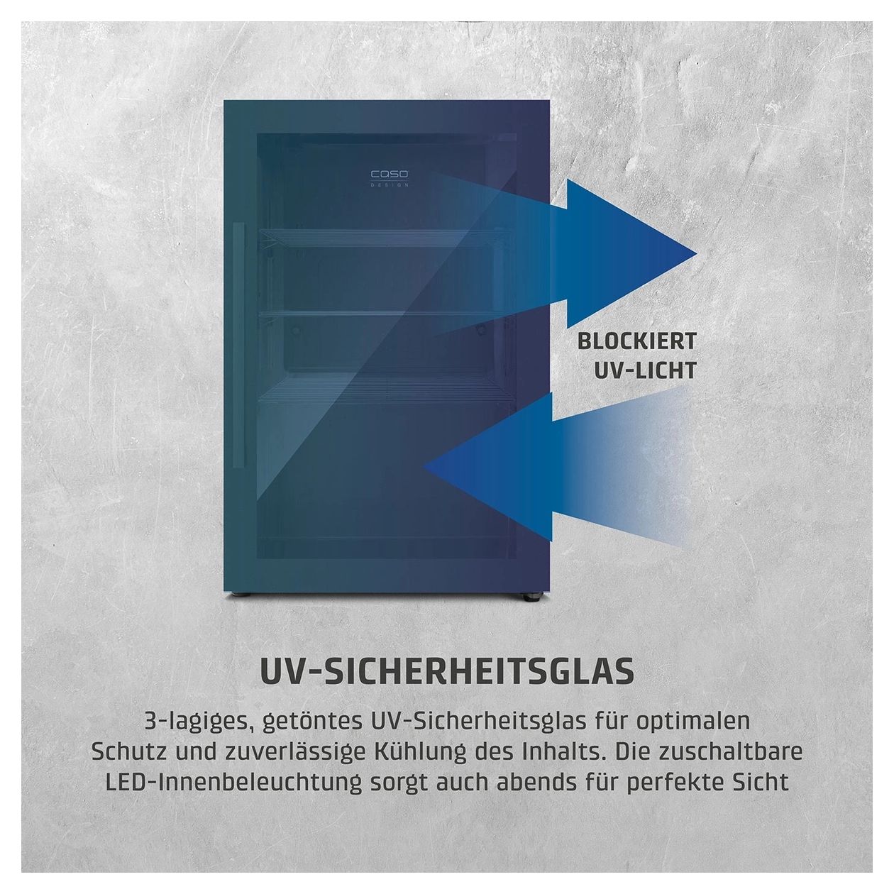 BBQ Cooler S-R700 Weinkühler Freistehend EEK: A 1 Zonen 