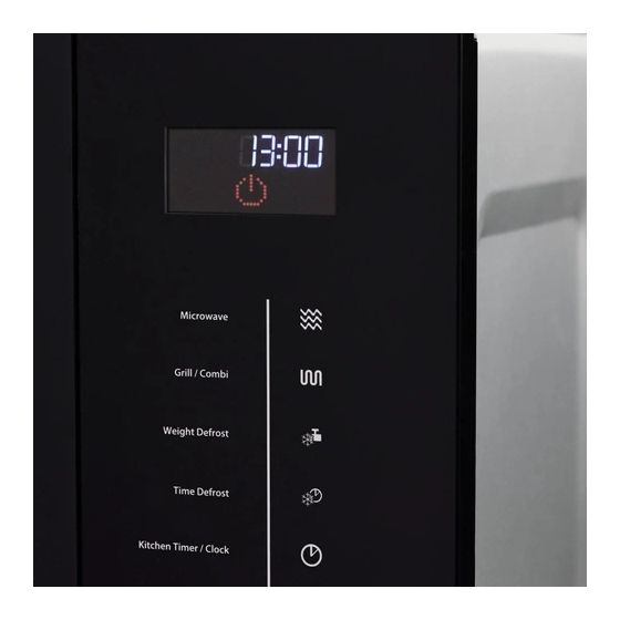 Selection E25 MGS Einbau-Mikrowelle 900 W Größe: mittel 5 Stufen Grill (Schwarz, Edelstahl) 