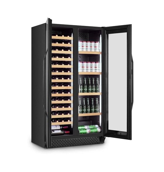 WineChef Duo 122 Weinkühler Freistehend 2 Zonen 122 Flasche(n) 