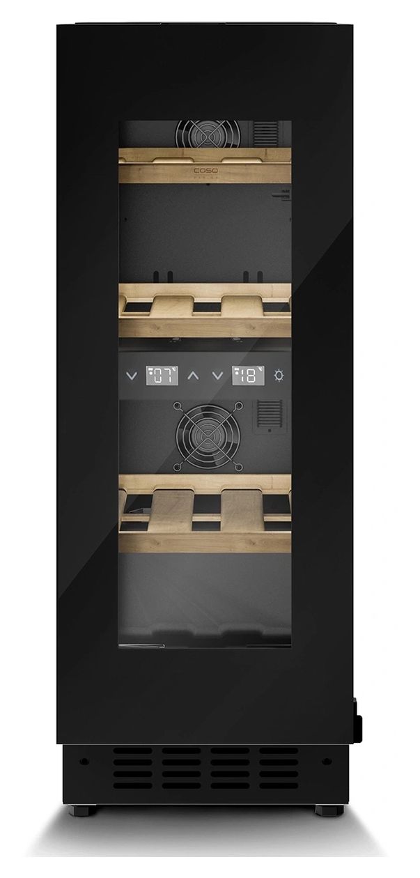 WineDeluxe WDU18 Weinkühler Integriert EEK: F 2 Zonen 18 Flasche(n) 