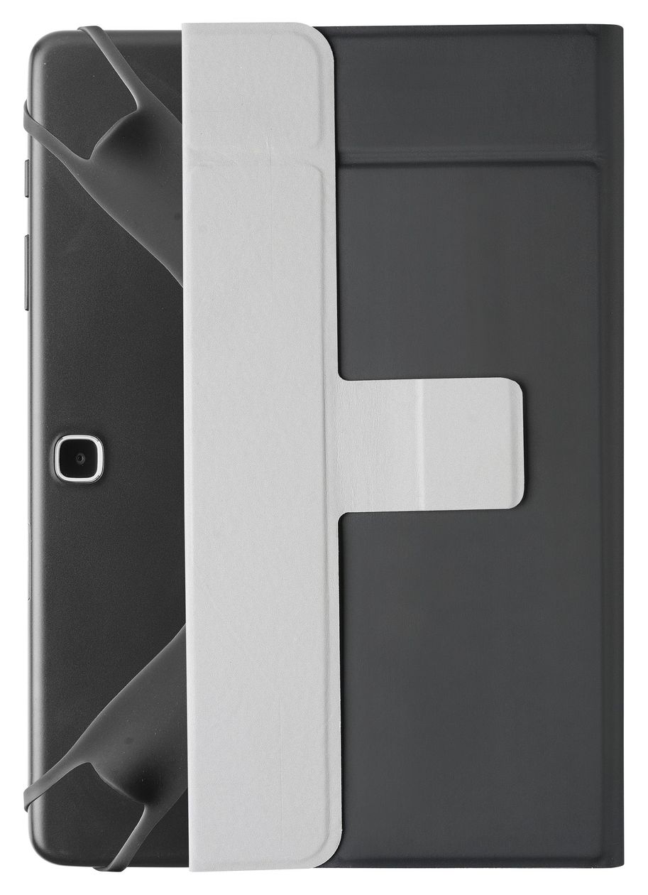 Click Case Folio aus Kunstleder für Universal bis 27,9 cm (11") Staubresistent, Kratzresistent (Schwarz) 