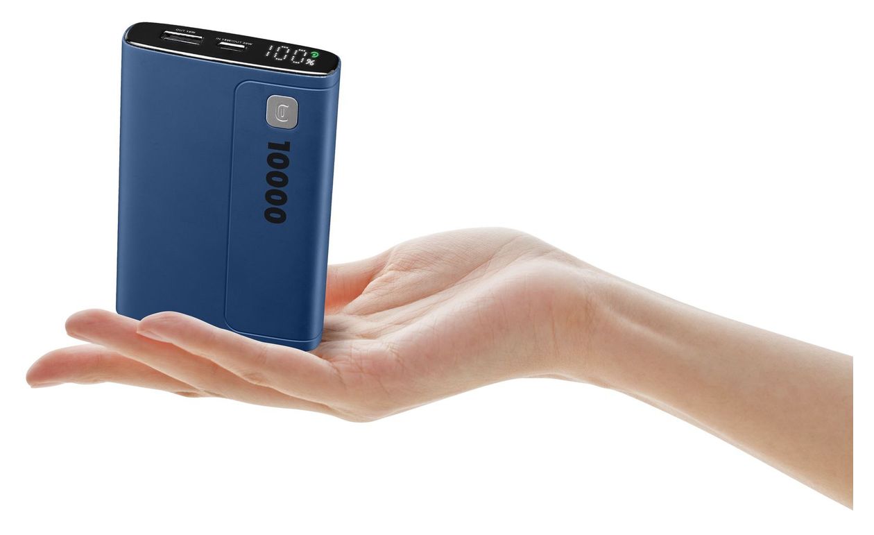 Elite 10000 mAh Powerbank USB Typ-C  (Blau) 