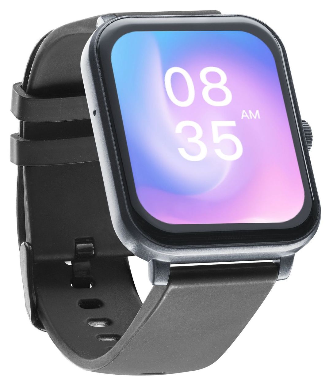 ION Pro Square Digital Smartwatch Rechteckig IP67 168 h  (Schwarz) 