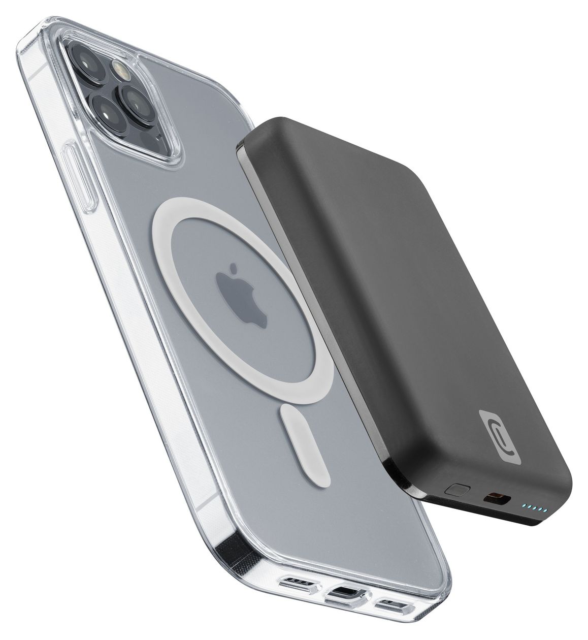 Magsafe 5000 mAh Powerbank USB Typ-C Kabelloses Laden  (Schwarz) 