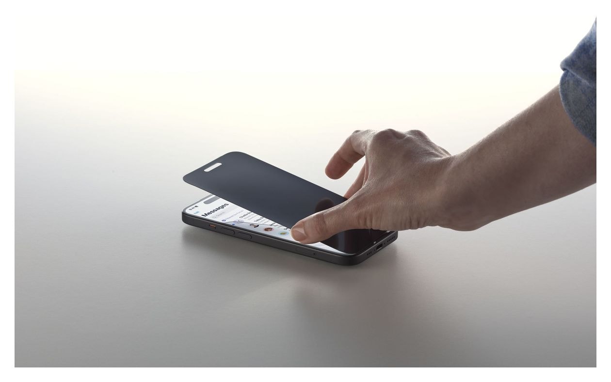 Top Secret Eclipse Datenschutz-Bildschirmschutz " Privacy " gehärtetes Glas 9H für  Apple iPhone 16 Pro Max 