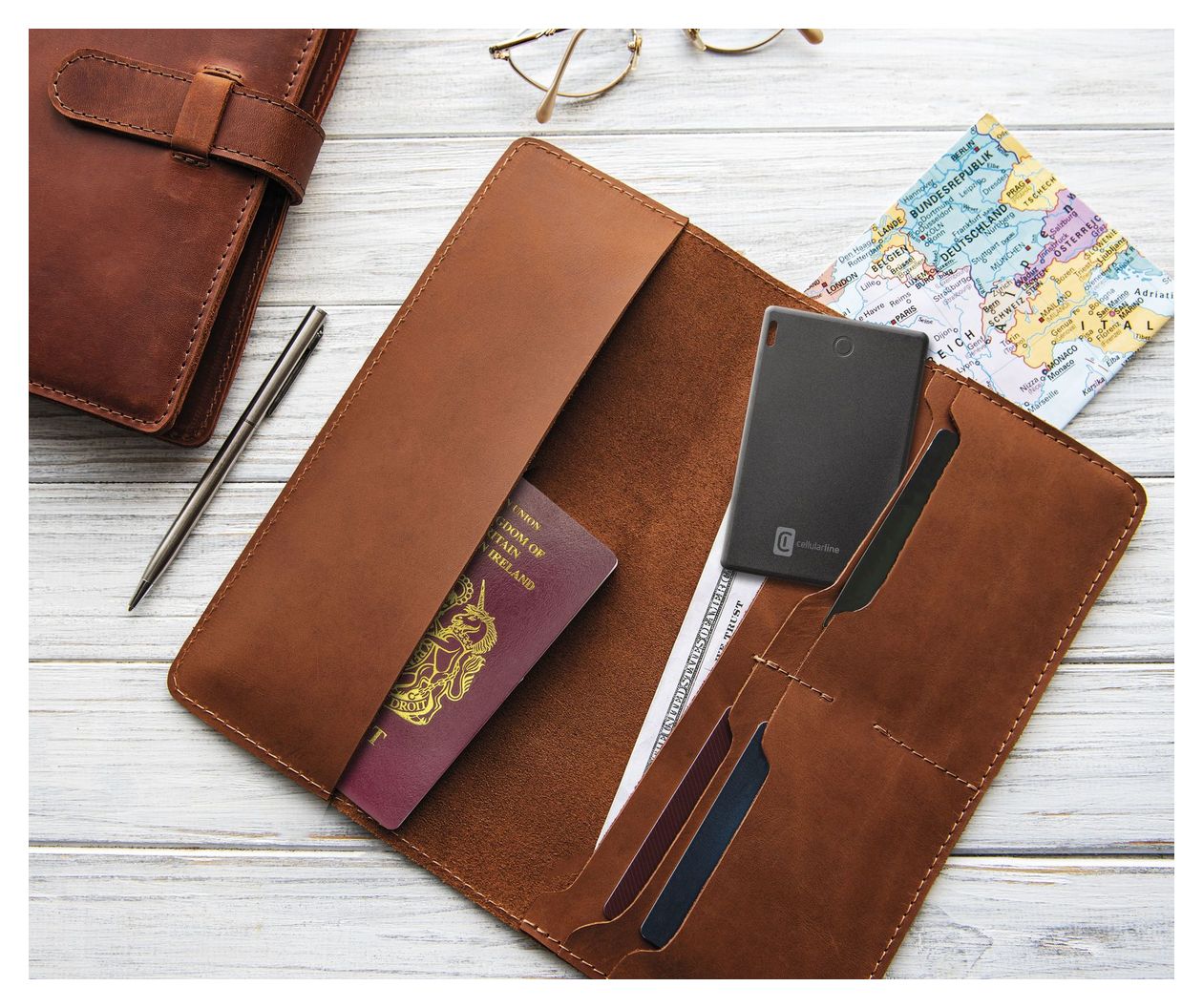 Tracy Card Apple Find My  (Schwarz) 