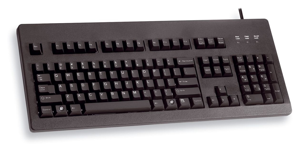 G80-3000 Universal Tastatur USB  (Schwarz) 