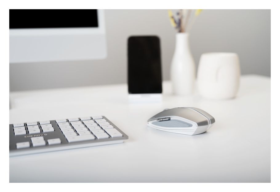 Gentix BT 2000 DPI Gaming Maus Optisch  (Grau) 