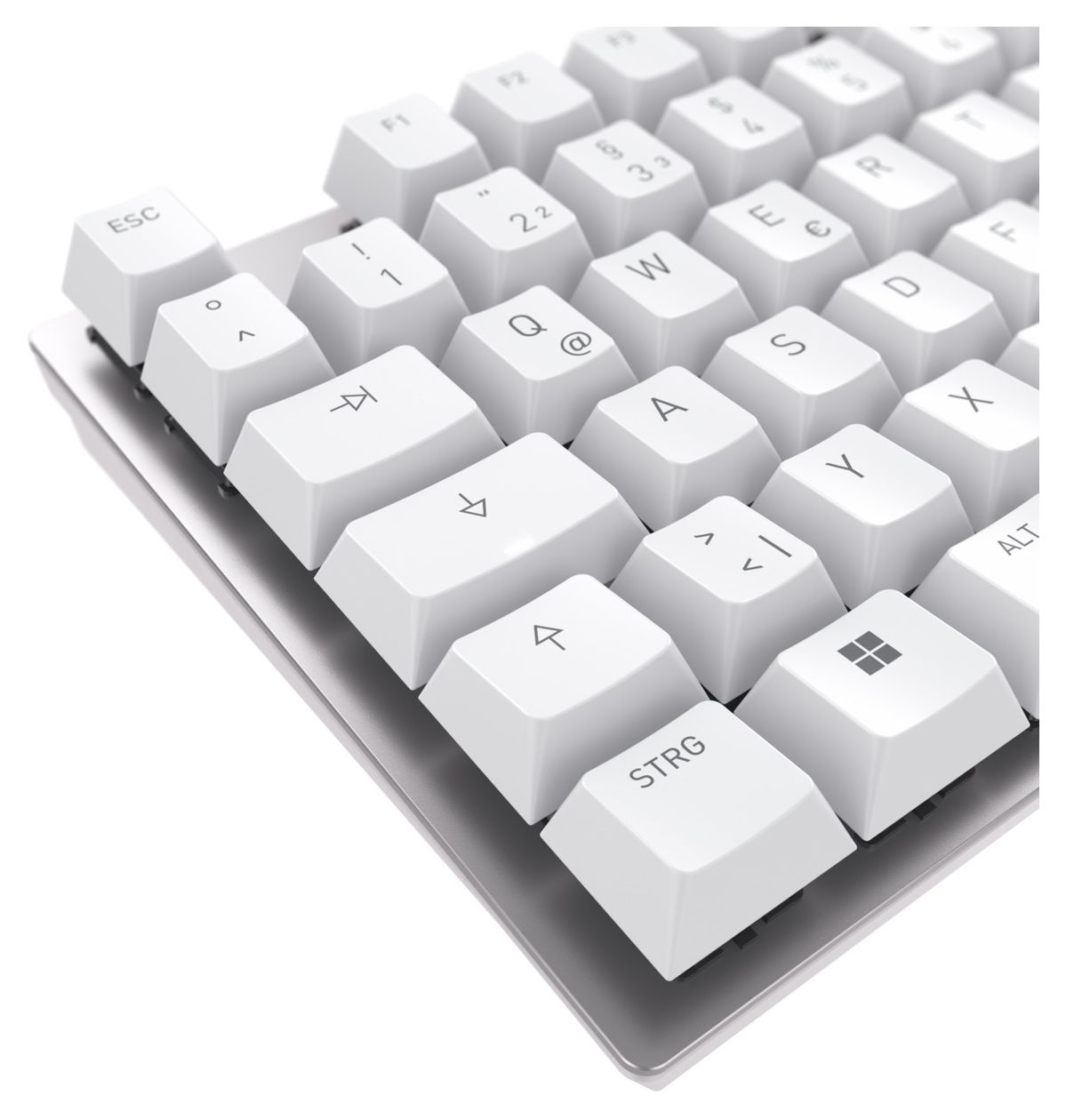 KC200 MX Universal Tastatur USB  (Silber, Weiß) 