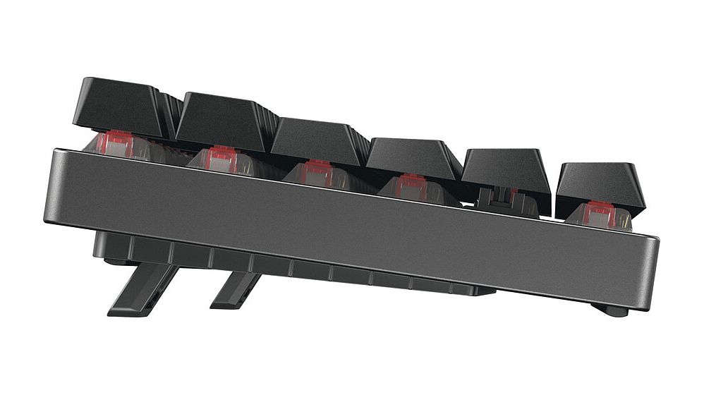 MX8.2 TKL Wireless RGB RGB-LED Gaming Tastatur USB + RF Wireless + Bluetooth 2.4 GHz  (Schwarz) 