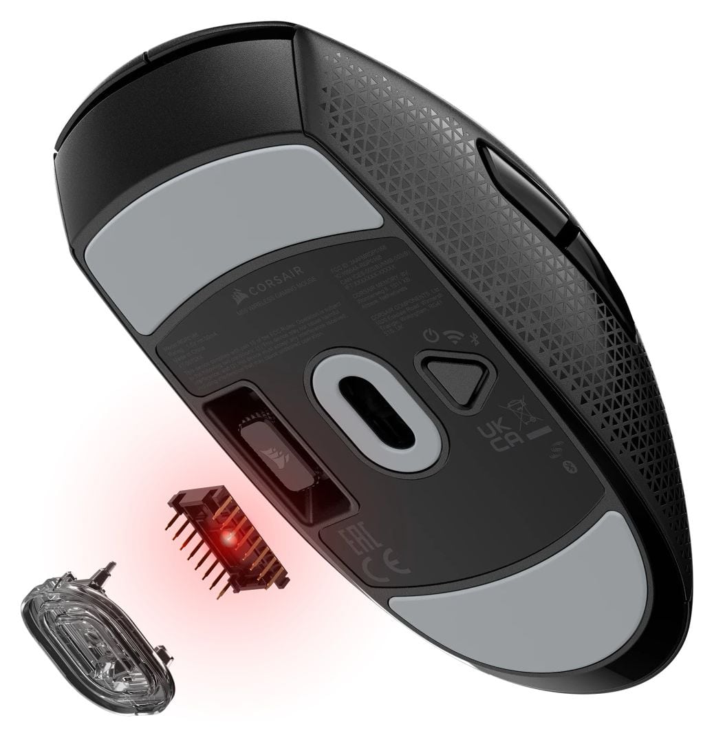 M55 24000 DPI Gaming Maus Optisch  (Schwarz) 