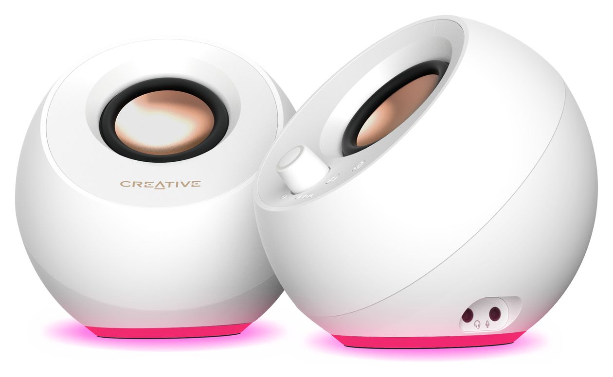 Creative Pebble Pro White 