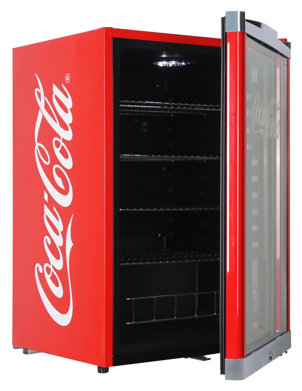 HighCube Coca Cola HC166E 115 l Tischkühlschrank EEK: E 81 kWh Jahr  (Rot) 