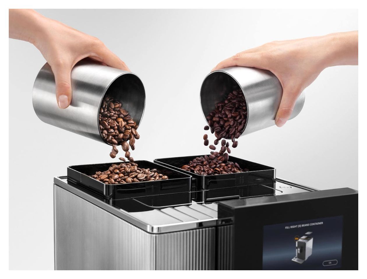 Maestosa EPAM960.75.GLM Kaffeevollautomat 19 bar 2,1 l 290 g AutoClean  (Schwarz, Edelstahl) 