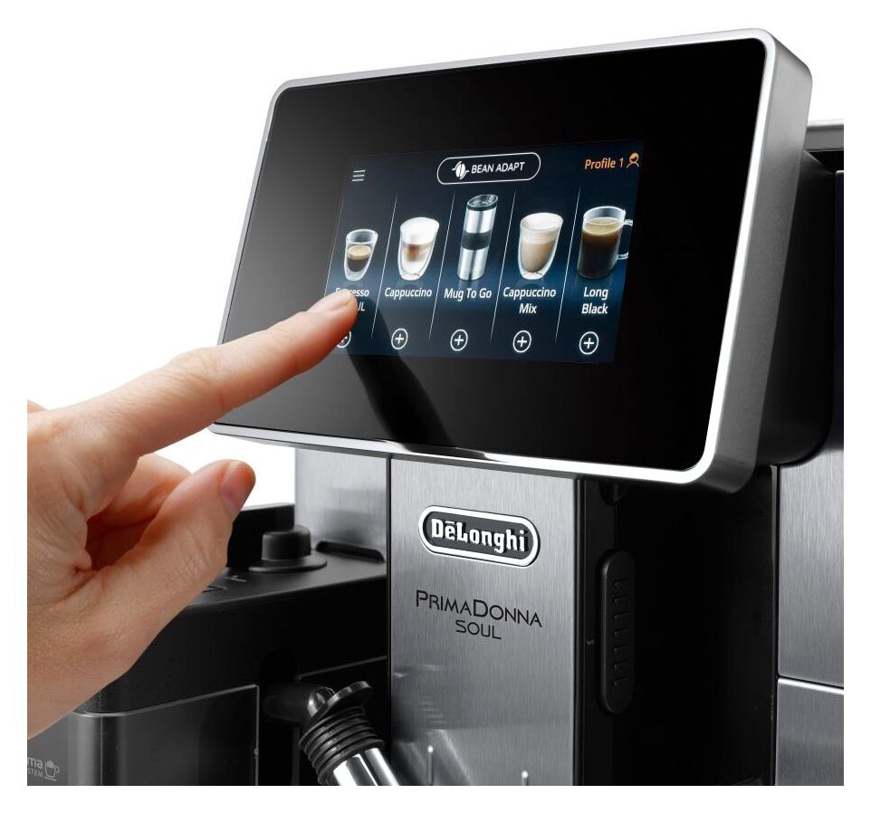 PrimaDonna Soul ECAM610.75.MB Kaffeevollautomat 2,2 l 500 g (Metal Black) 
