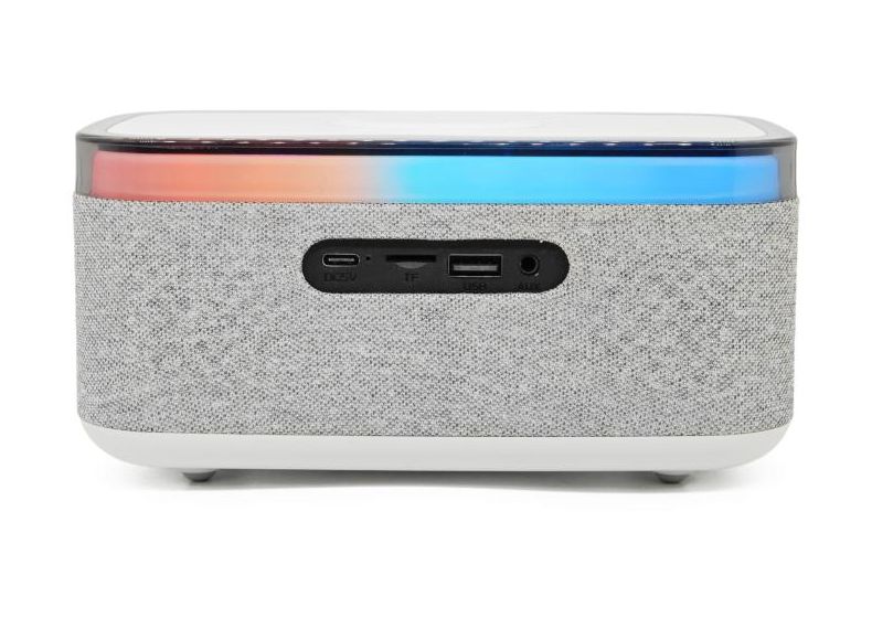 CRQ-225 Bluetooth FM Radio Uhr  (Grau) 